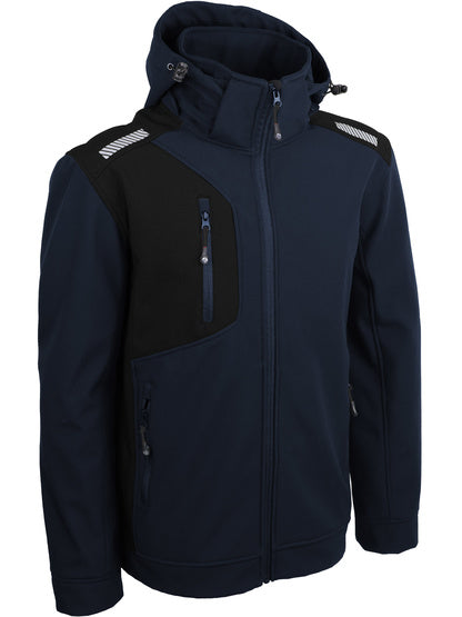 Veste softshell. 94% polyester et 6% élasthanne, 300g/m² VINTAM SINGER SAFETY