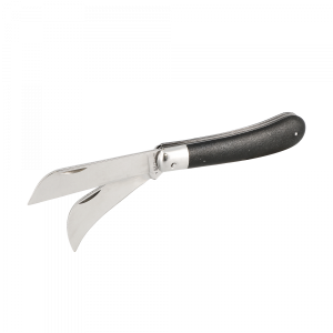 Couteau électricien 2 lames (1 serpette + 1 droite)