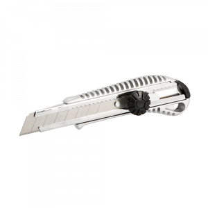 Cutter métal bi-matière à blocage à molette 18 mm