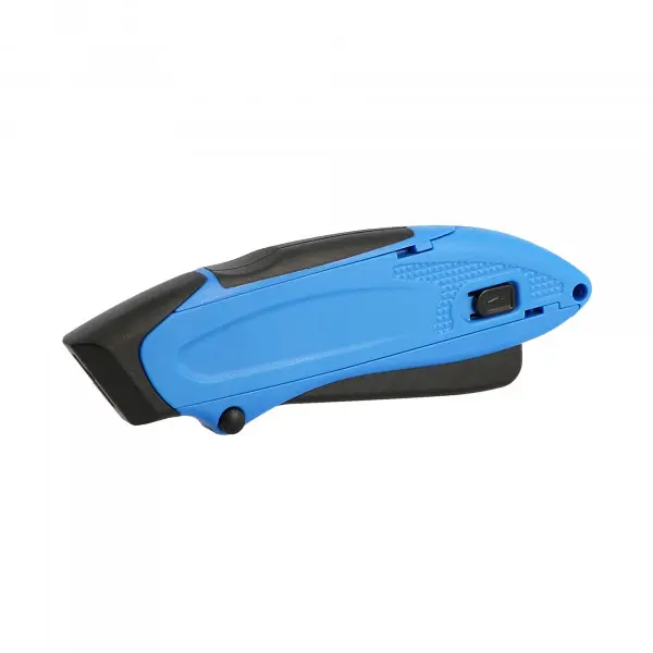 Cutter sécurité ABS lame trapèze - auto-rétractable