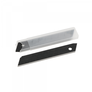 Etui de 10 Lames noires 18 mm sécables