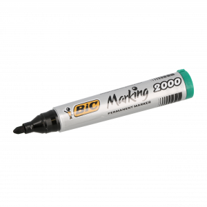 Marqueur permanent vert avec pointe ogive 1,7 mm