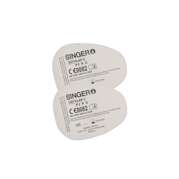 Filtres particules (P2 R D). A utiliser avec l’adaptateur CLIPF. x 5 paires