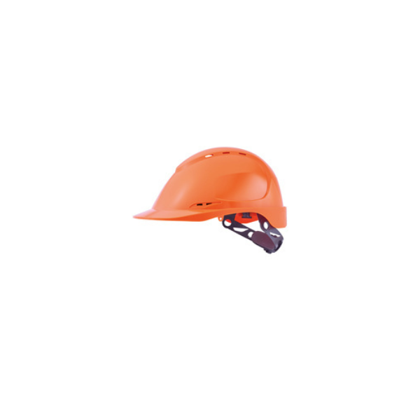 Casque de chantier aéré en A.B.S. Serrage crémaillère. – Image 3