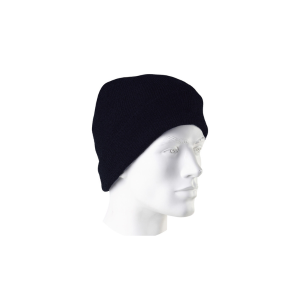 Bonnet tricoté. Acrylique. Noir - Lot de 10 pièces