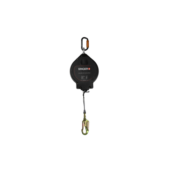 Antichute à rappel automatique à sangle polyester rétractable. 10 mètres.