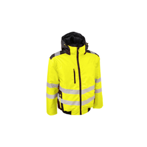 Blouson haute visibilité intempéries. Type aviateur. Chaud et confortable.