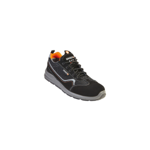 Baskets de sécurité basses cuir croûte velours GENES. S1PL
