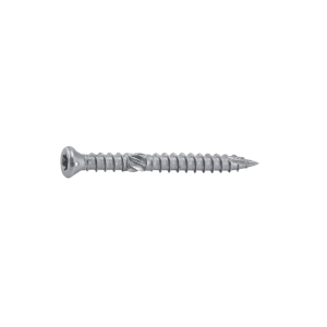 Vis terrasse Inox A2 Tête fraisée avec Nervure - Double filetage - Tx25 M5x50 mm - Boite de 200 unités