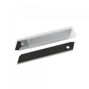 Etui de 10 Lames noires 18 mm sécables