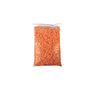 Bouchons d'oreille PU orange. SNR 38dB. Référence 500B38. Recharge de 500 paires pour distributeur