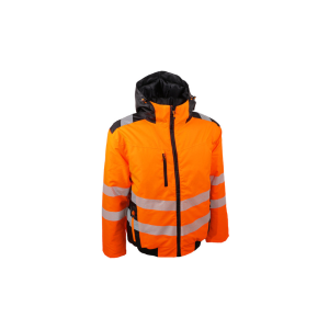 Blouson haute visibilité intempéries. Type aviateur. Chaud et confortable.