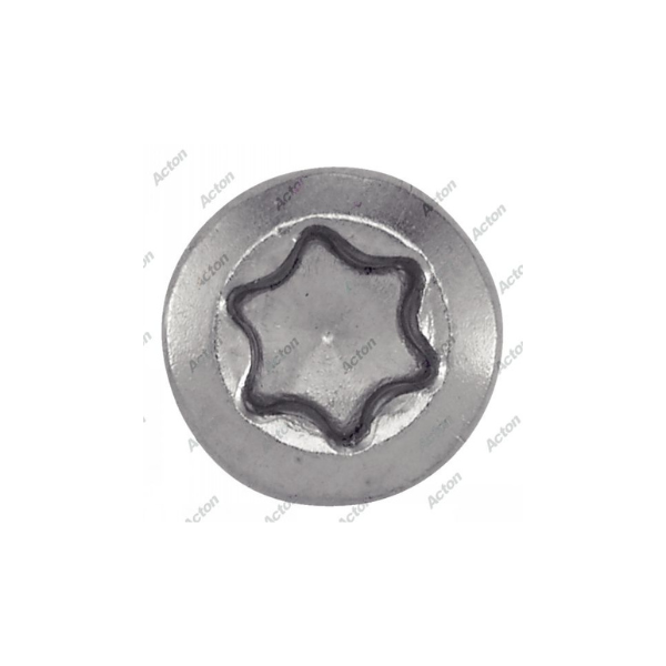 Vis terrasse Inox A2 Tête fraisée avec Nervure - Double filetage - Tx25 M5x50 mm - Boite de 200 unités – Image 2